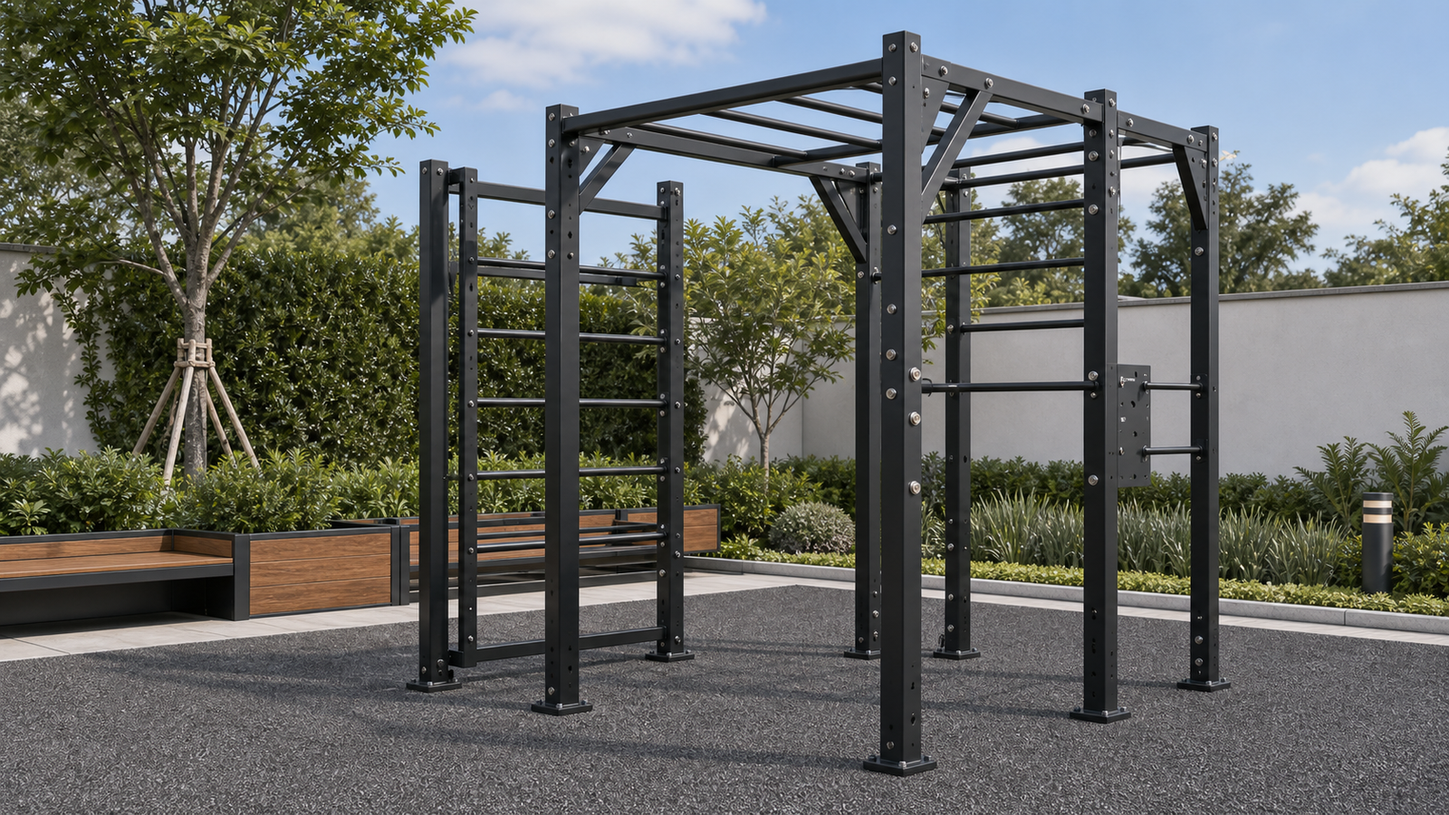 TOPDMS climbing frame and monkey bar product scene